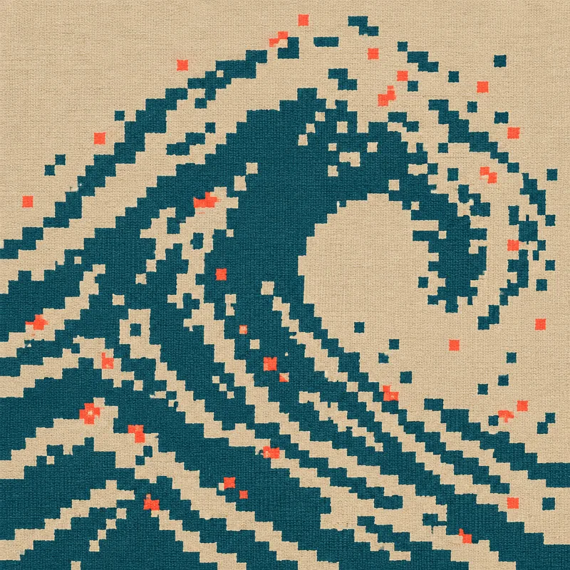 Pixel Wipeout-print