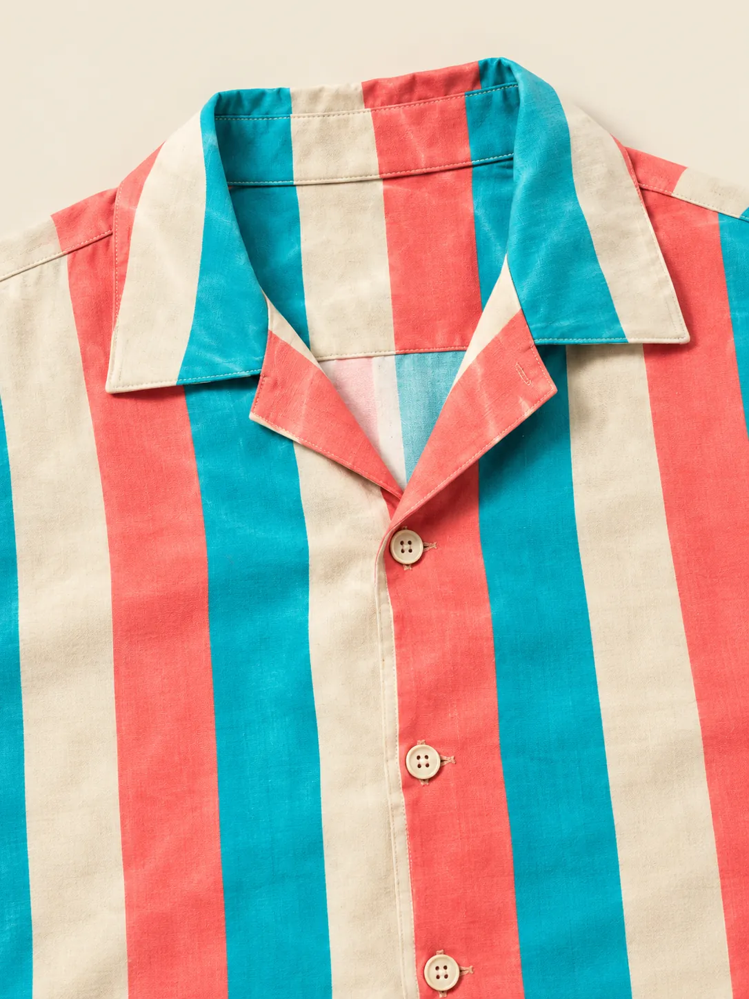 Refraction Long-Sleeve Camp Shirt, close-up detail