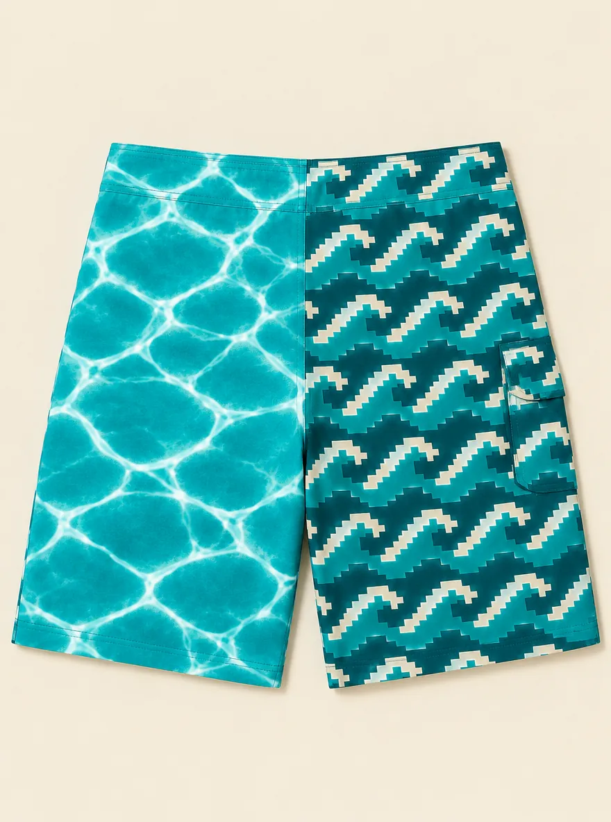 The Cabana Split Board Short, back view