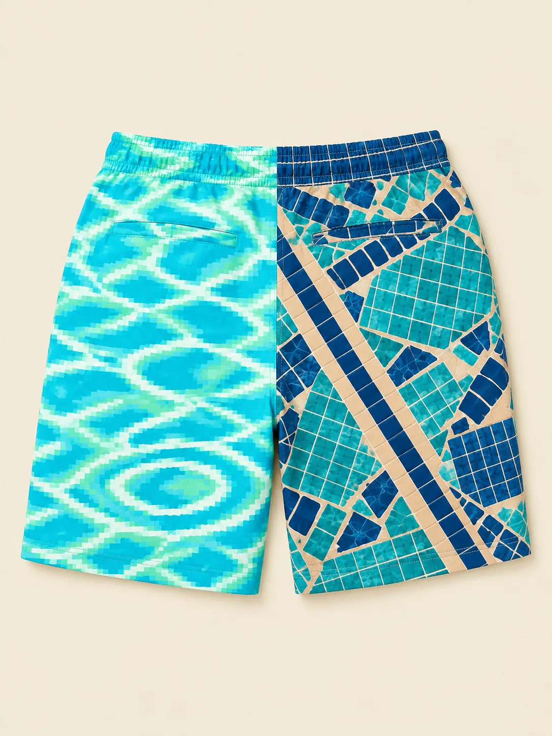 The Diving Board Split Swim Short, back view