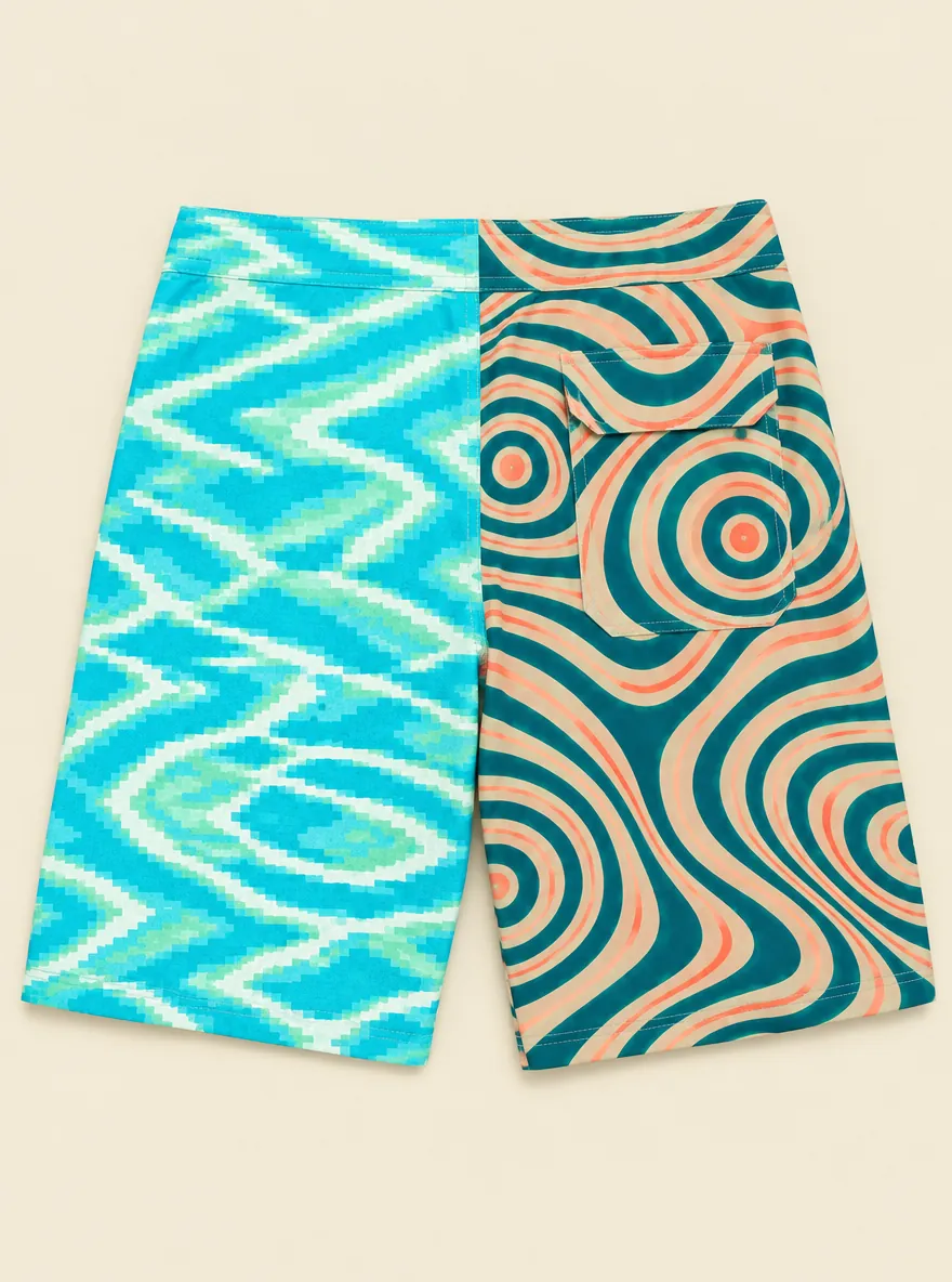 The Floatie Split Board Short, back view