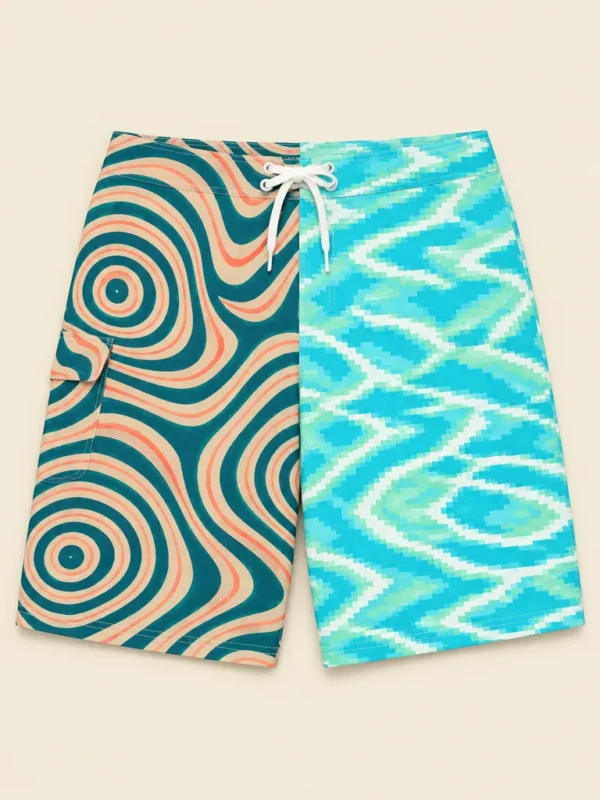The Floatie Split Board Short, flat-lay product photo