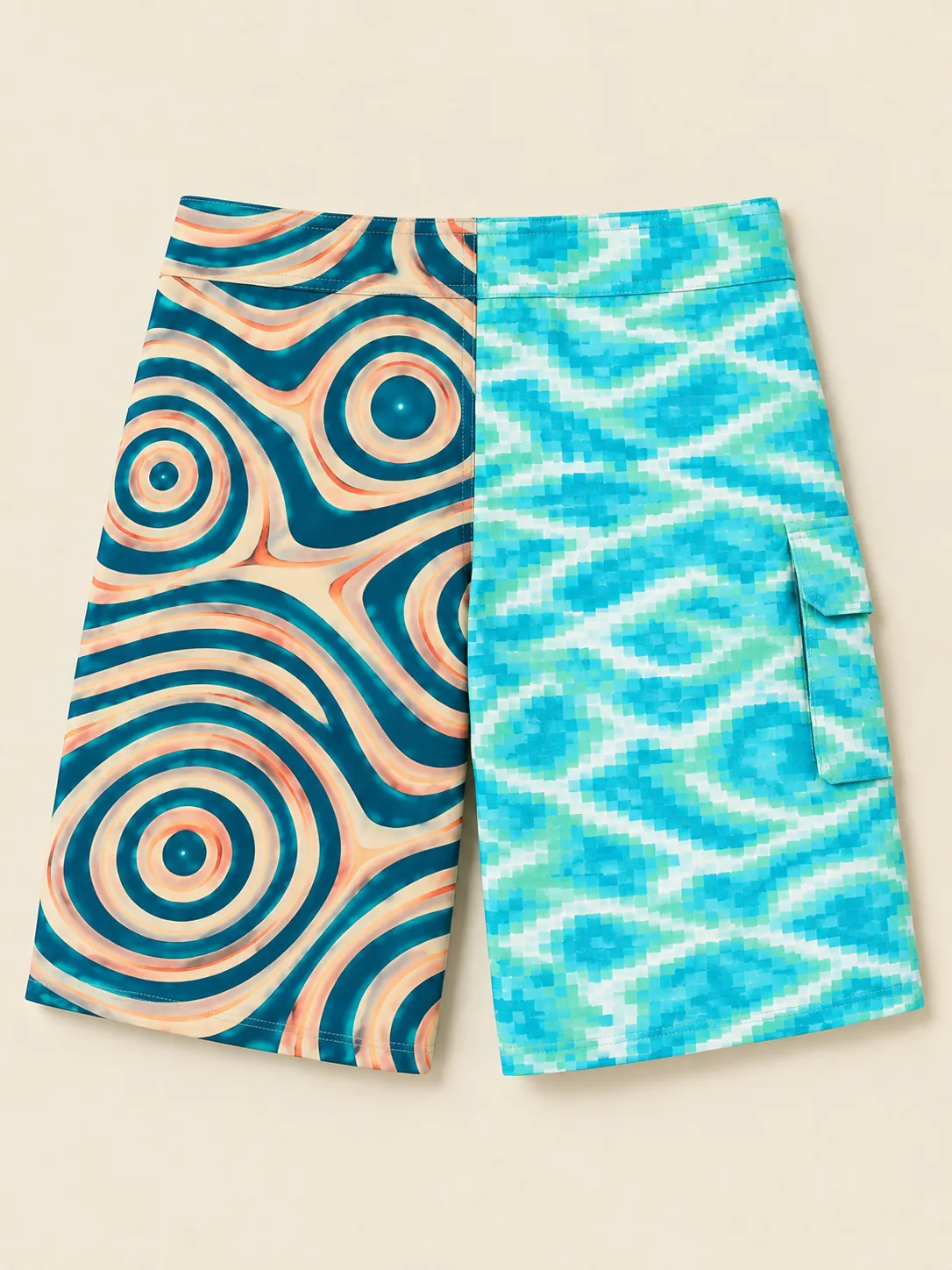 The Jackknife Split Board Short, back view