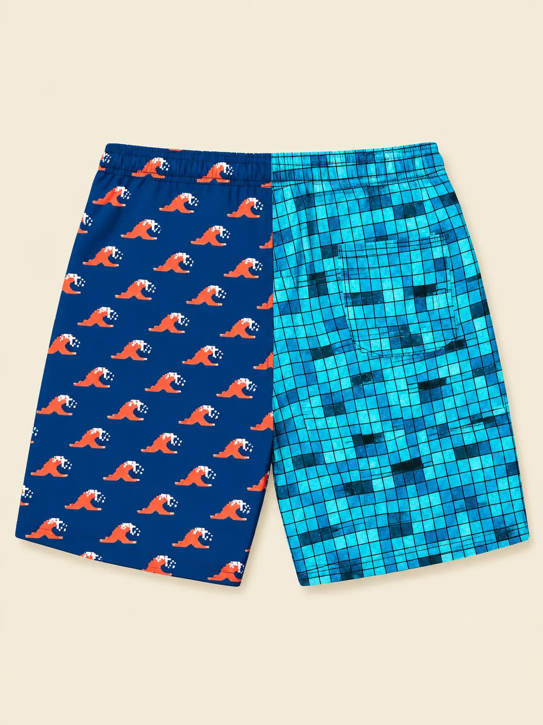 The Lane Hog Split Swim Short, back view