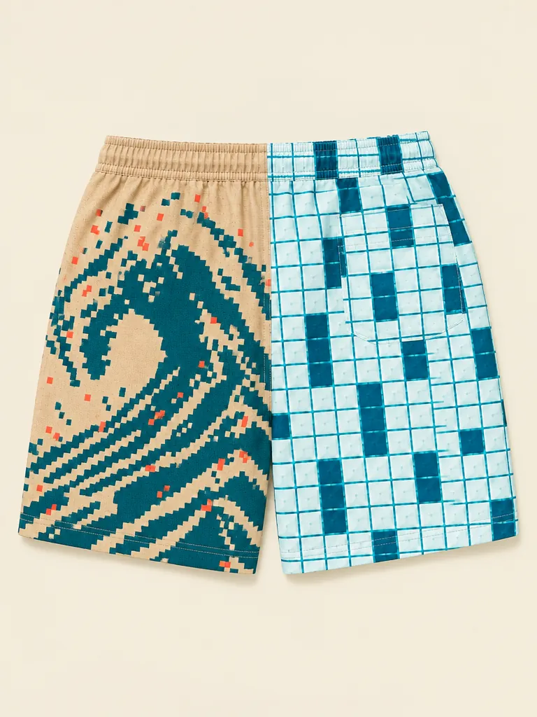 The Marco Polo Split Swim Short, back view