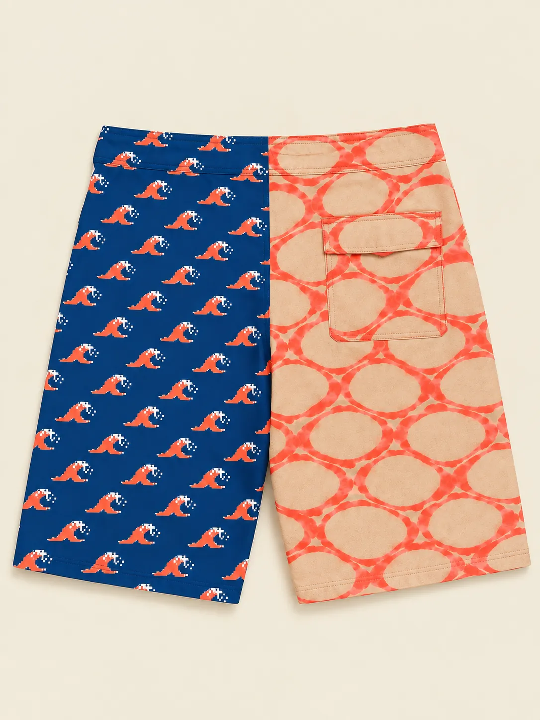 The Night Swim Split Board Short, back view