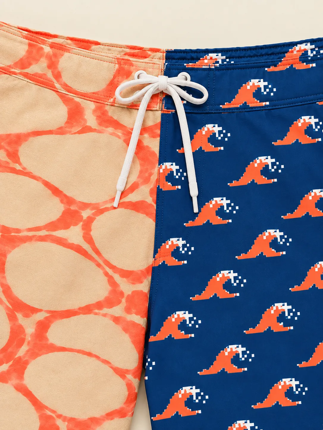 The Night Swim Split Board Short, close-up detail
