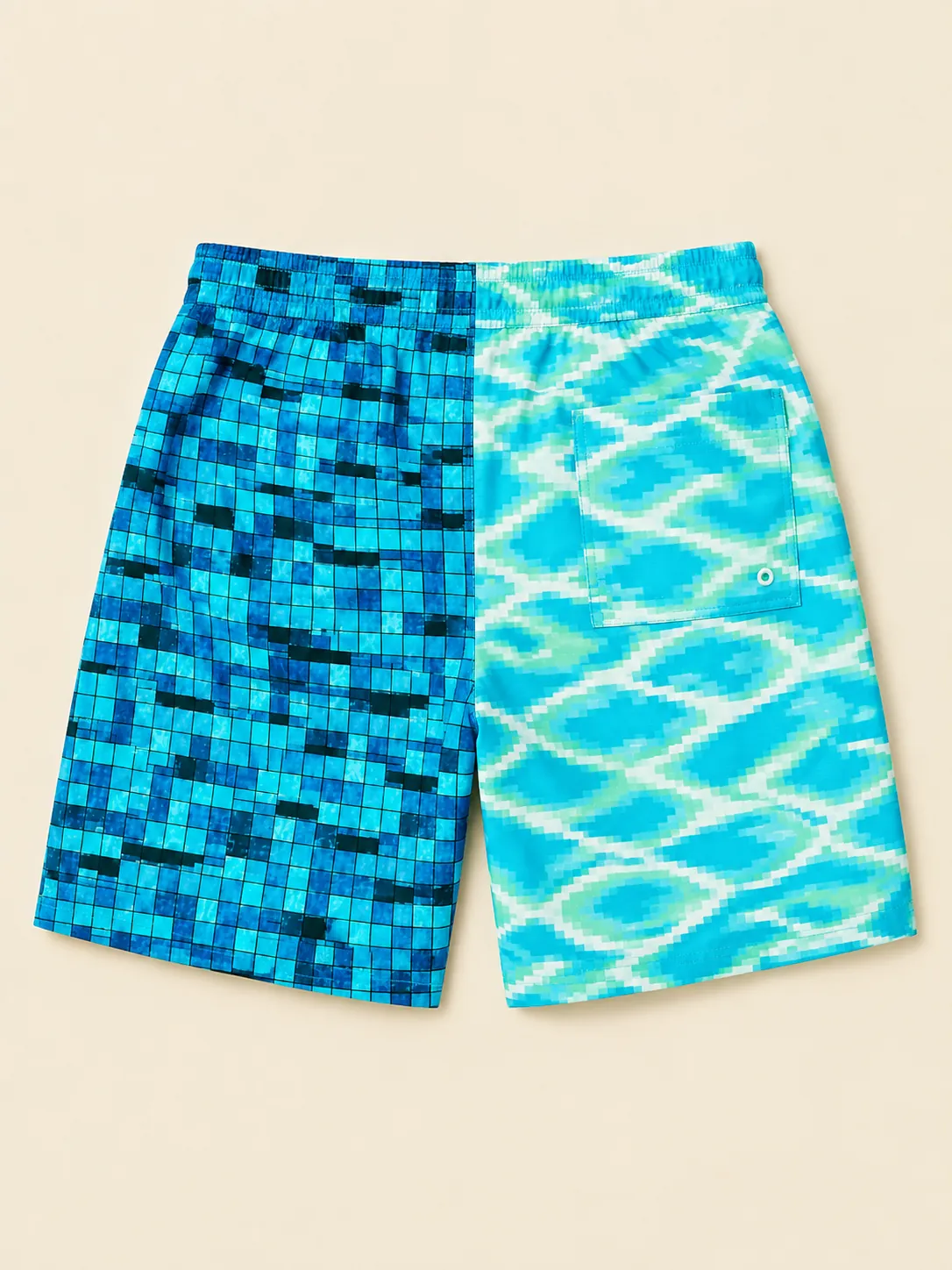 The Pool Noodle Split Swim Short, back view