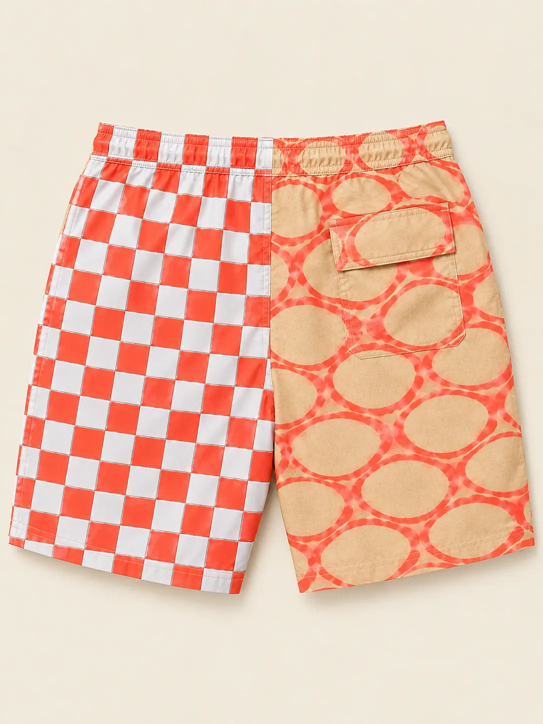 The Sun Lounger Split Swim Short, back view
