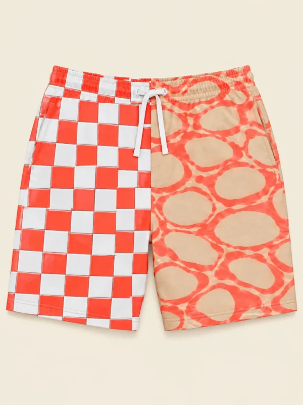 The Towel Claim Split Swim Short, flat-lay product photo